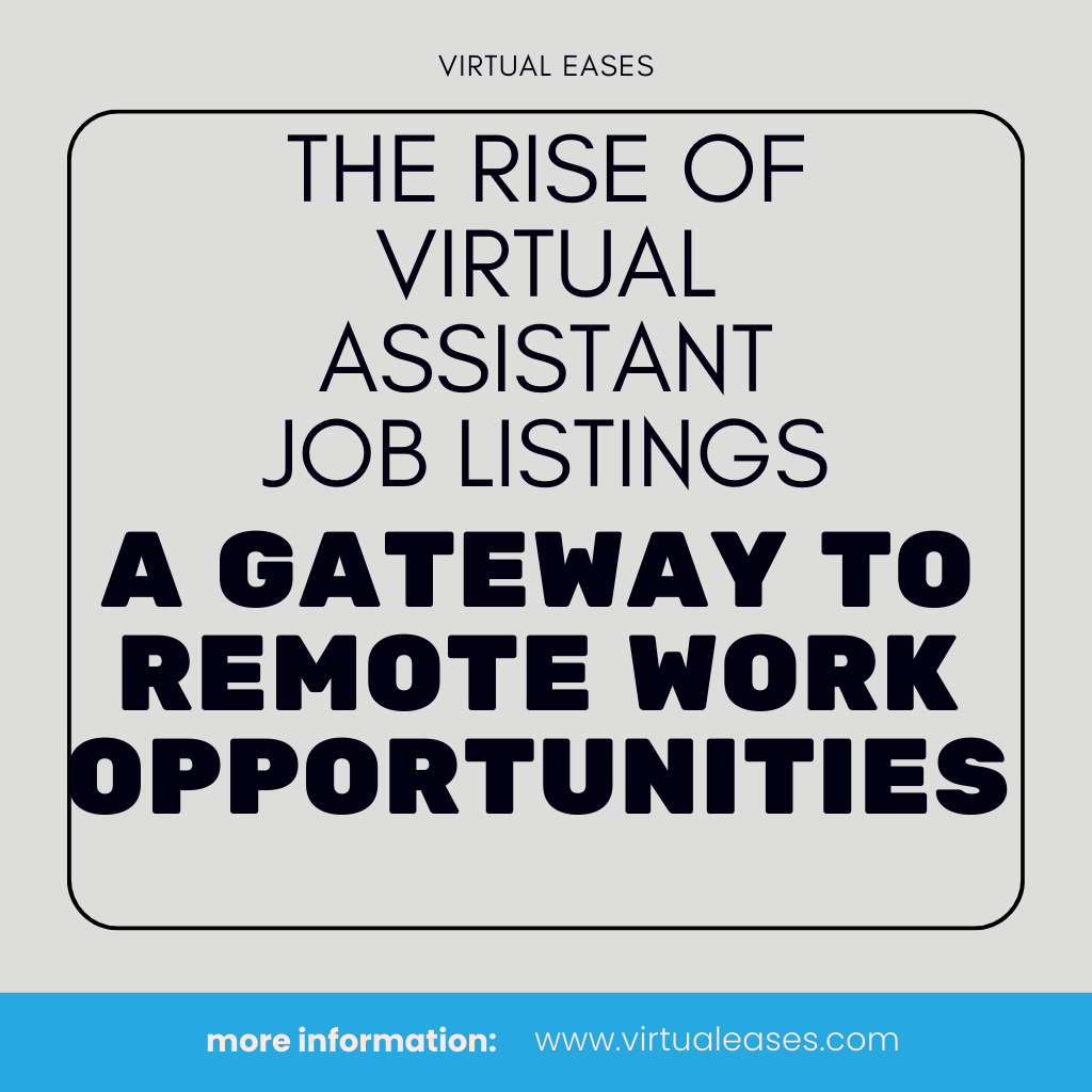 Virtual Assistant Services job