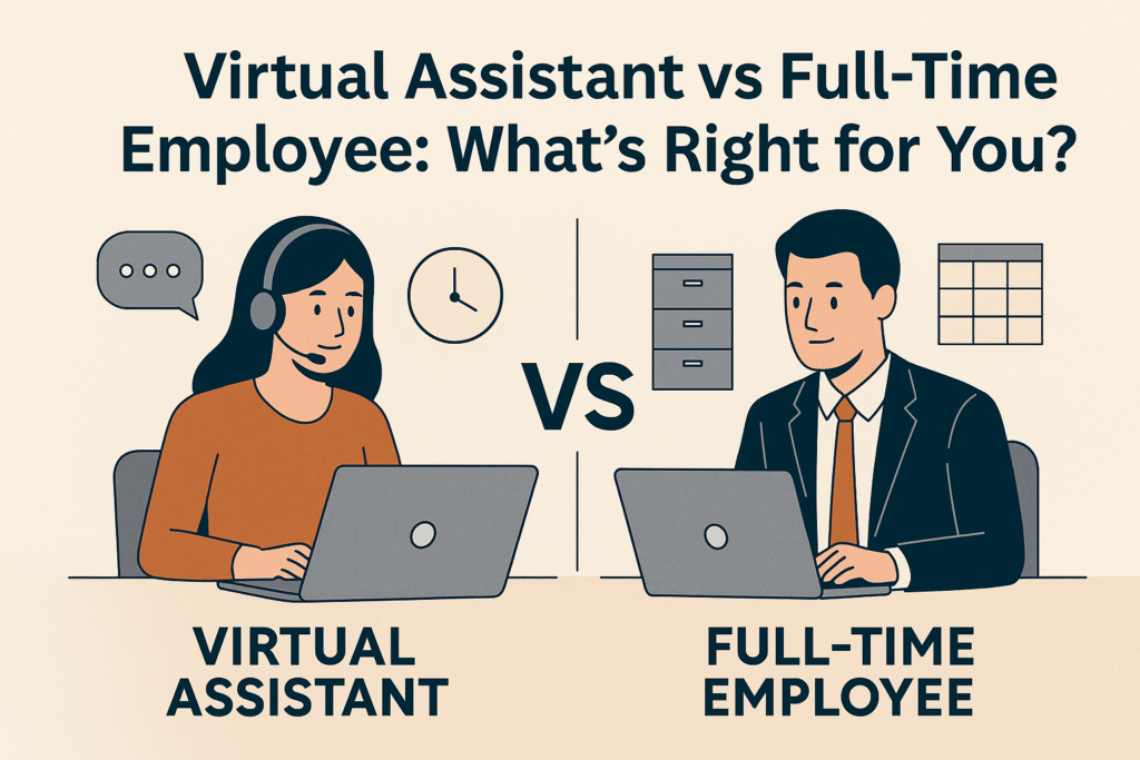 Virtual Assistant vs Full time Employee