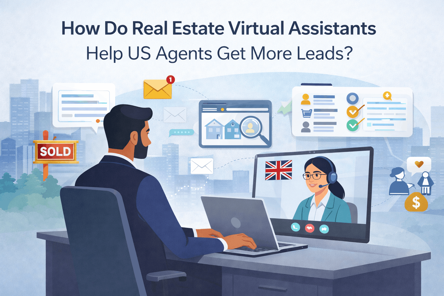 How Real Estate Virtual Assistants Help US Agents Get More Leads