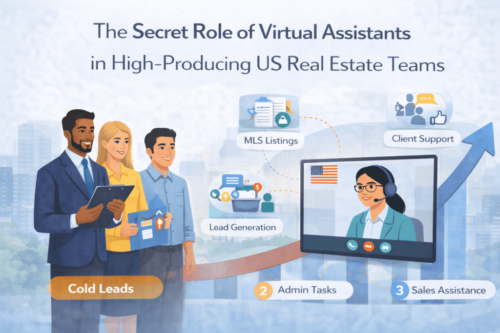 Virtual assistant supporting top real estate team
