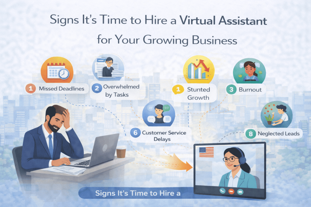 Business owner hiring virtual assistant